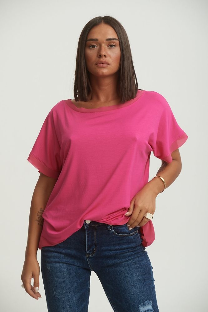 Μπλούζα Με Φάσα Στο Μανίκι