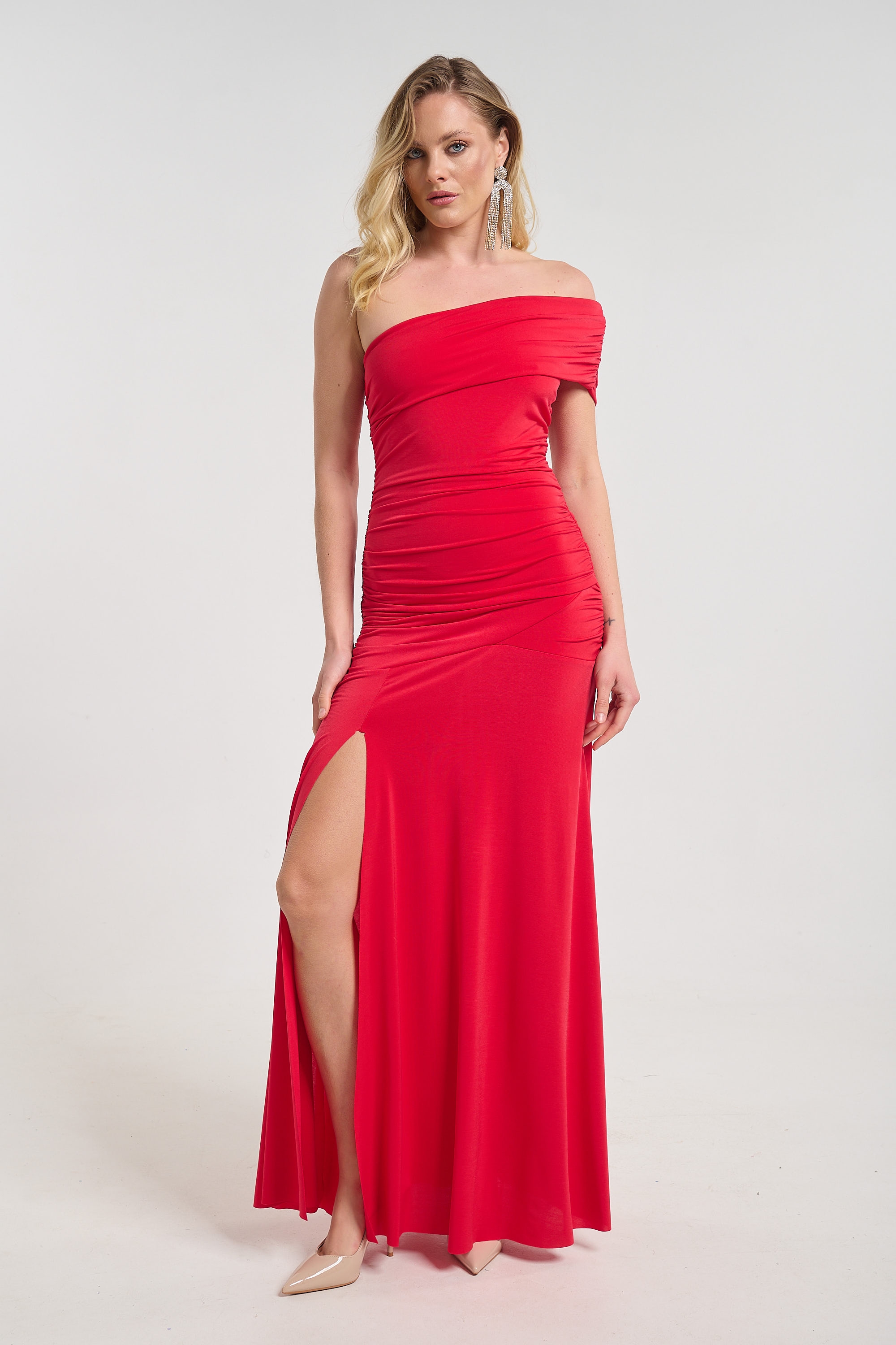 Maxi One-Shoulder Dress