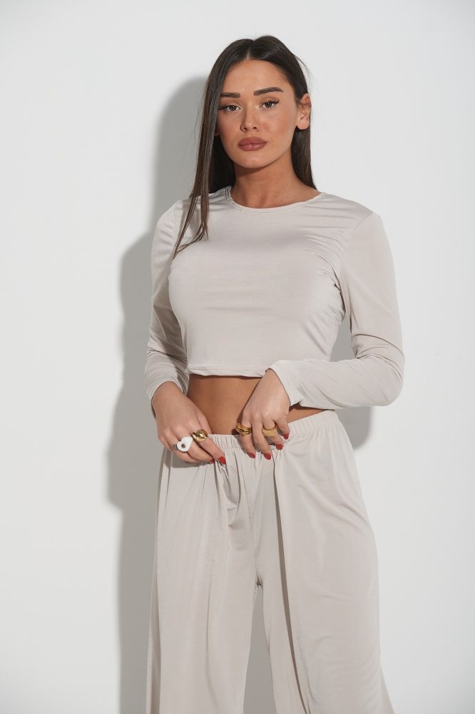 Σετ Τοπ Με Παντελόνα Simple