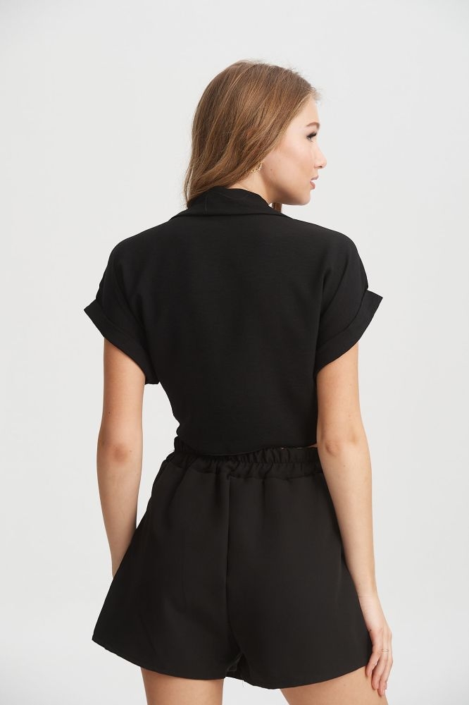 Τόπ με Γιακά & Δέσιμο Μπρός