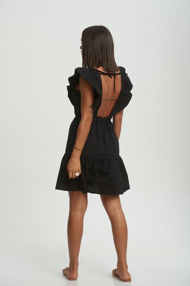 Φόρεμα Με Φραμπαλά Στον Ώμο