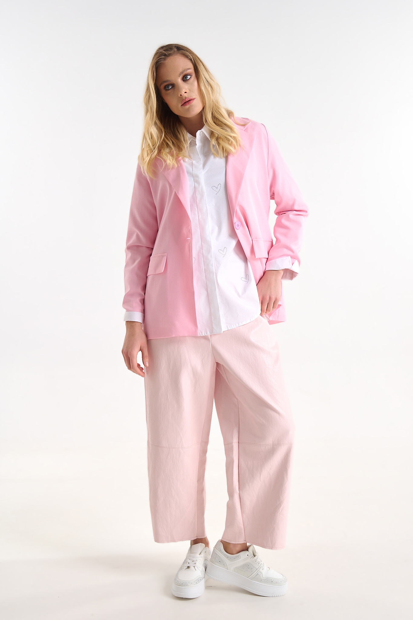 Σακκάκι Basic Με Ριγέ Λεπτομέρειες