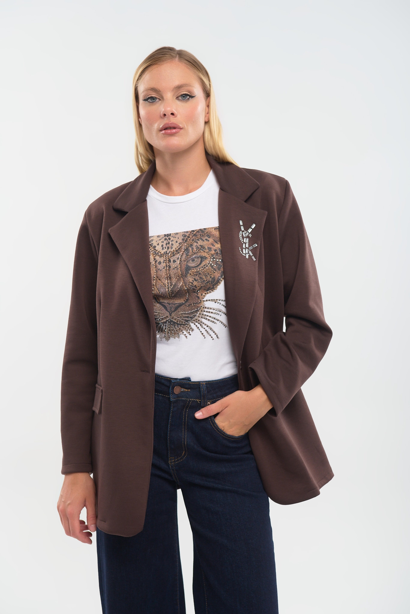 Rhinestone Detailed Cardigan