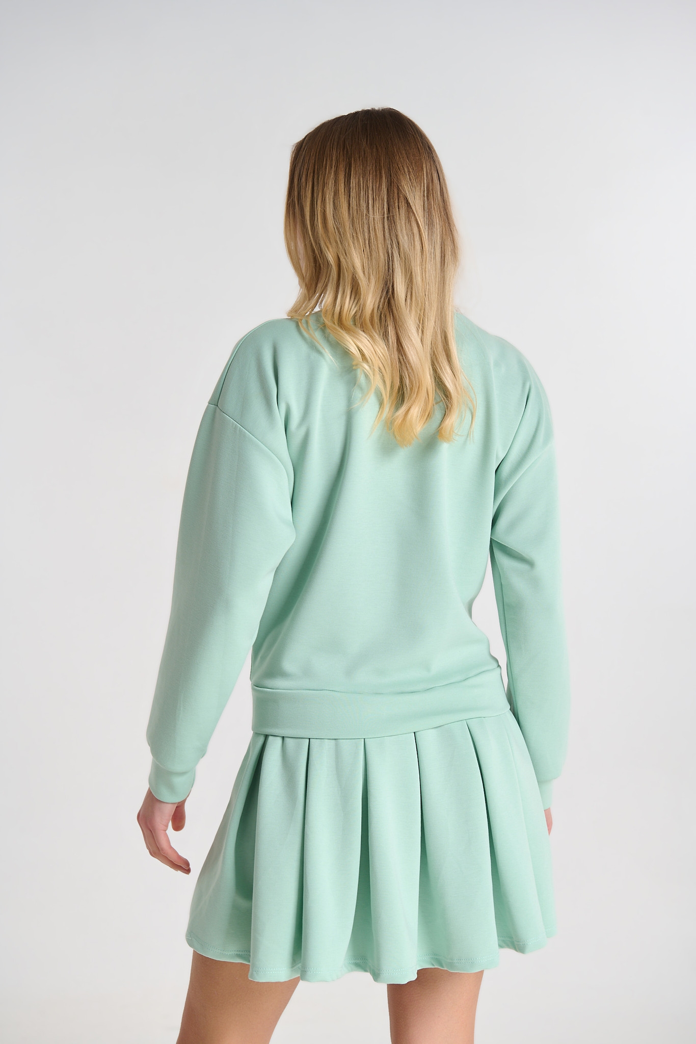 Φόρεμα Κοντό Με Πλισέ Λεπτομέρεια