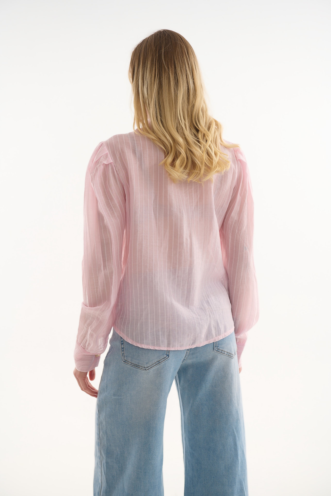 Πουκαμίσα με Φιόγκο & Διακριτική Ρίγα