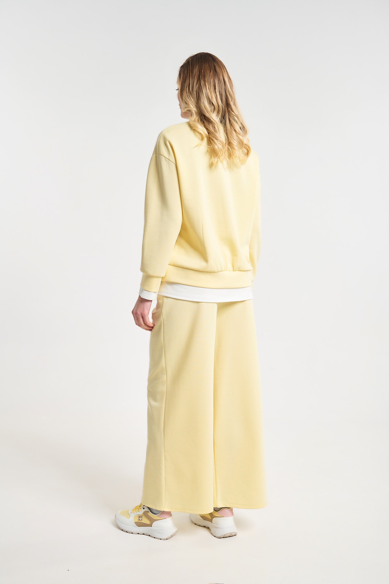 Oversized Sweatshirt & Wide-Leg Pants Co-Ord Set