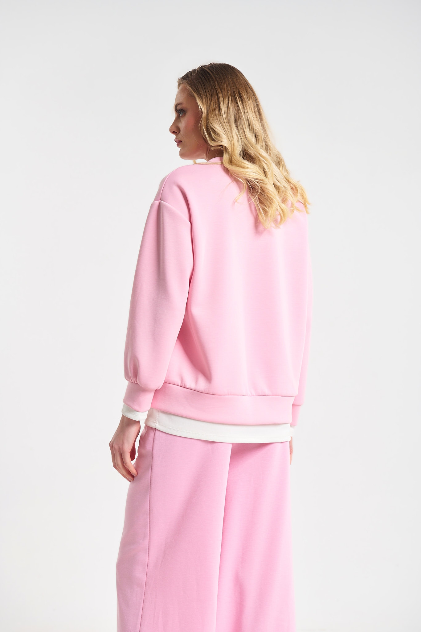 Oversized Sweatshirt & Wide-Leg Pants Co-Ord Set