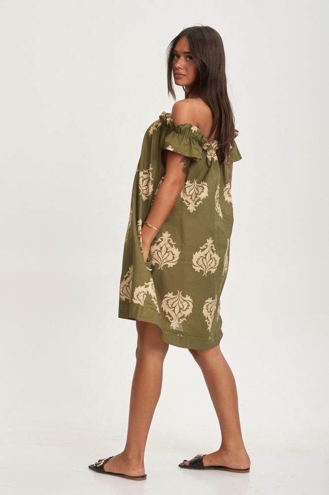 Φόρεμα Με Λάστιχο στον Ώμο