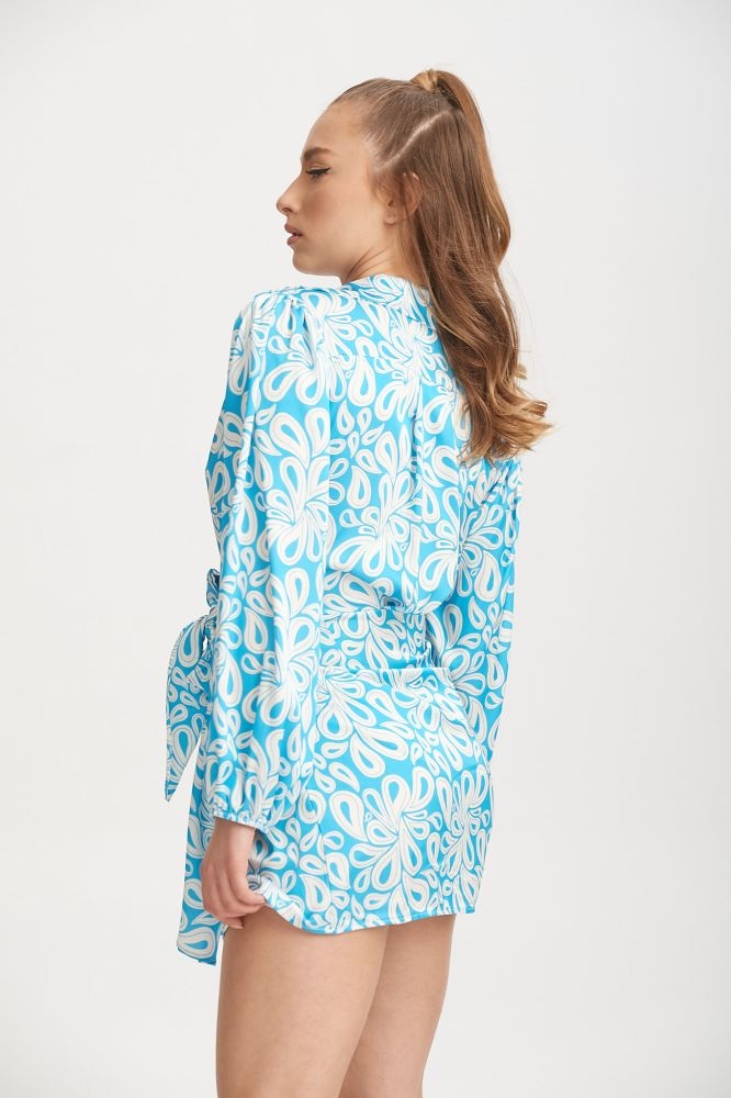 Φόρεμα Με Δάκρυα & Δέσιμο