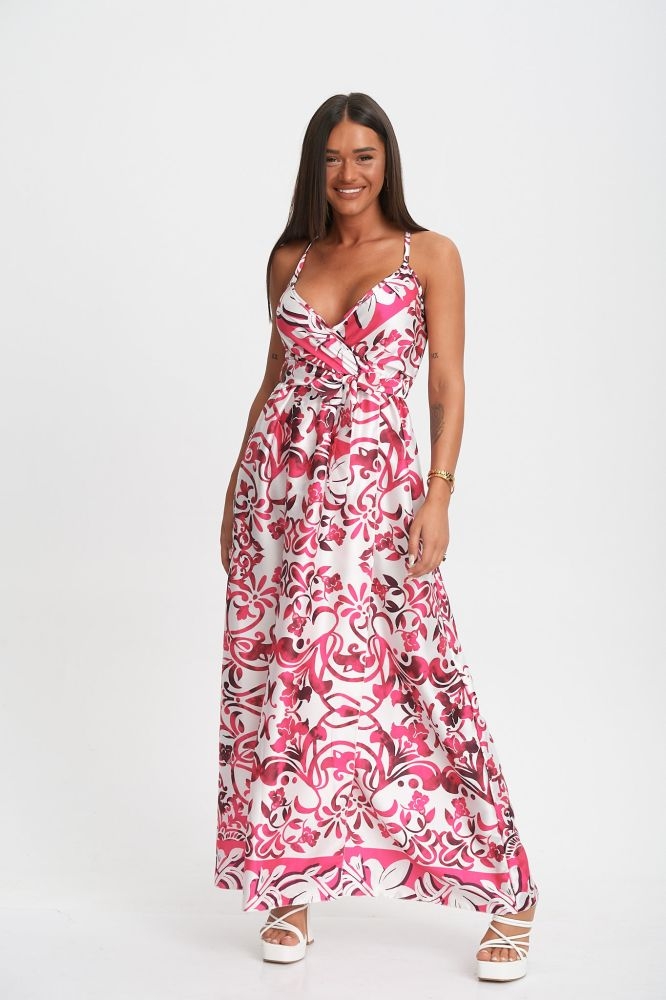 Φόρεμα Κρουαζέ Με Λαχούρ Σχέδια