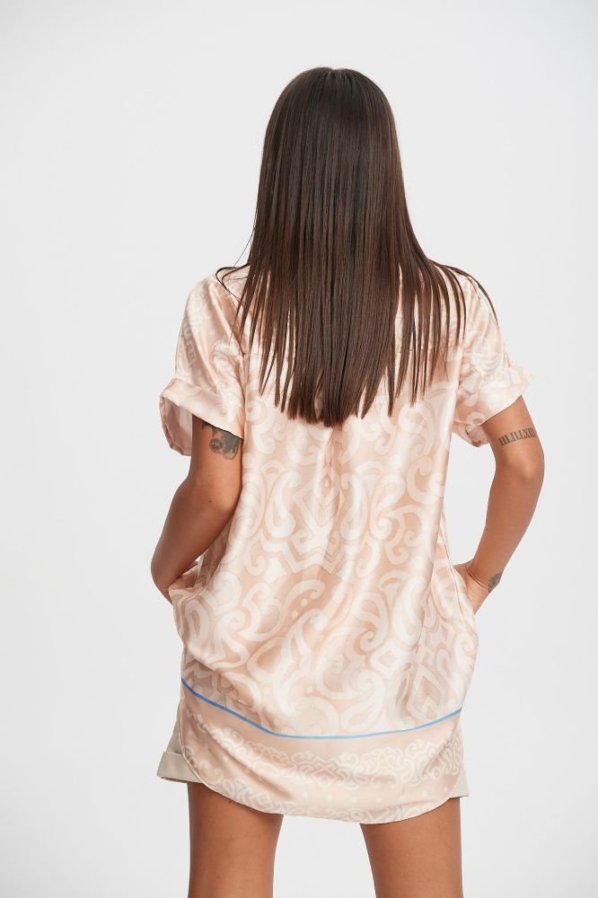 Πουκαμίσα Σατέν Με Γιακά