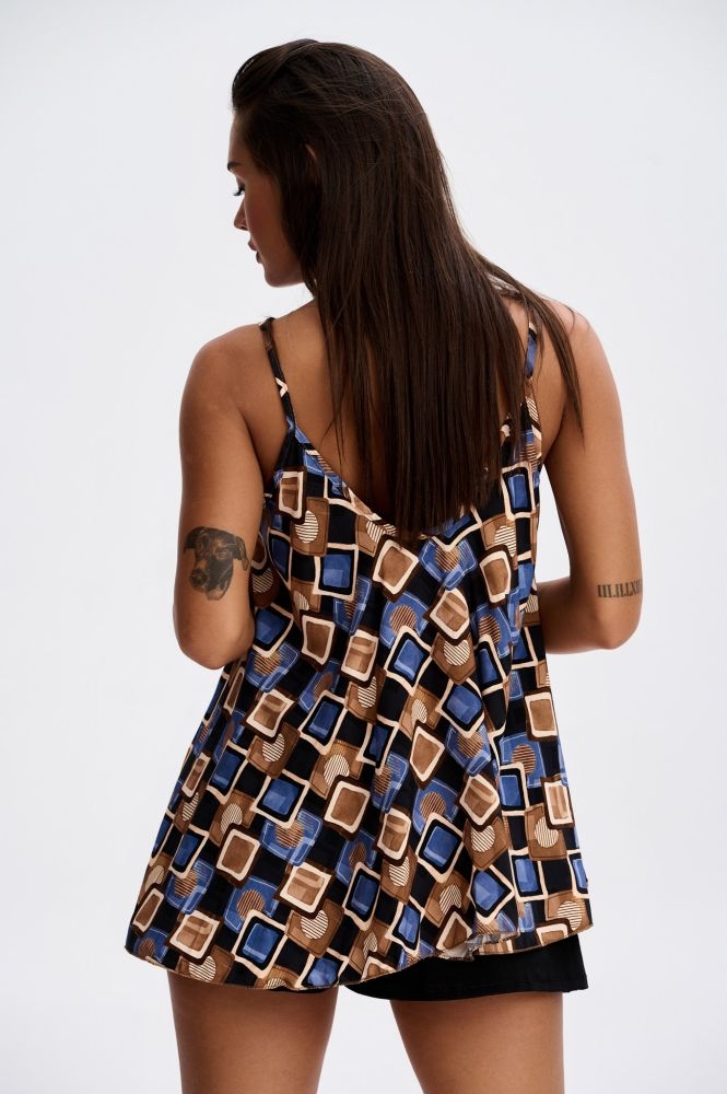 Τόπ Με Πολύχρωμους Ρόμβους