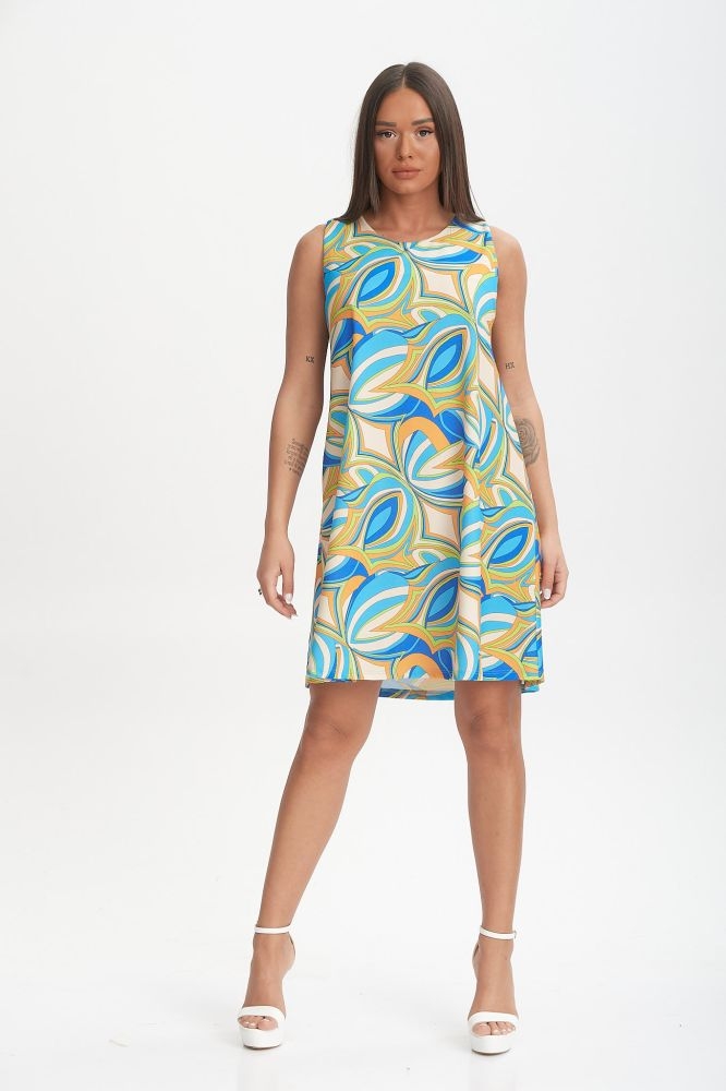 Φόρεμα Πολύχρωομο Mini