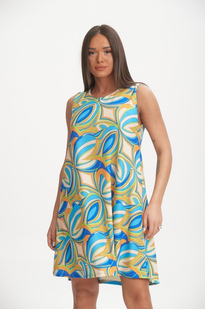Φόρεμα Πολύχρωομο Mini