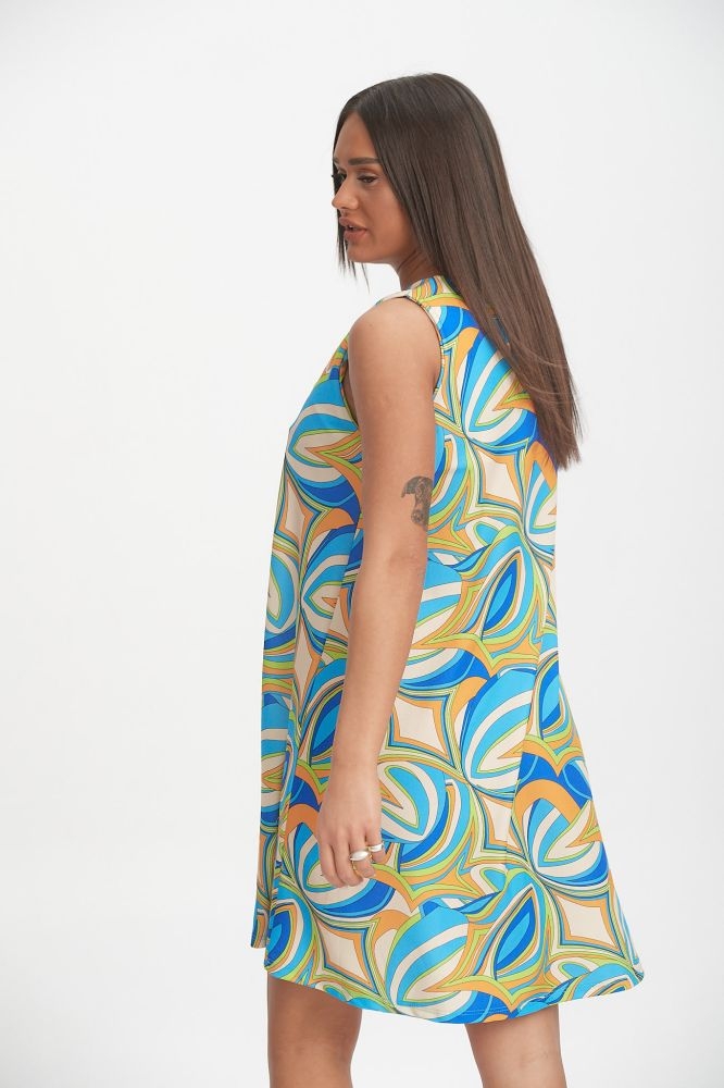 Φόρεμα Πολύχρωομο Mini