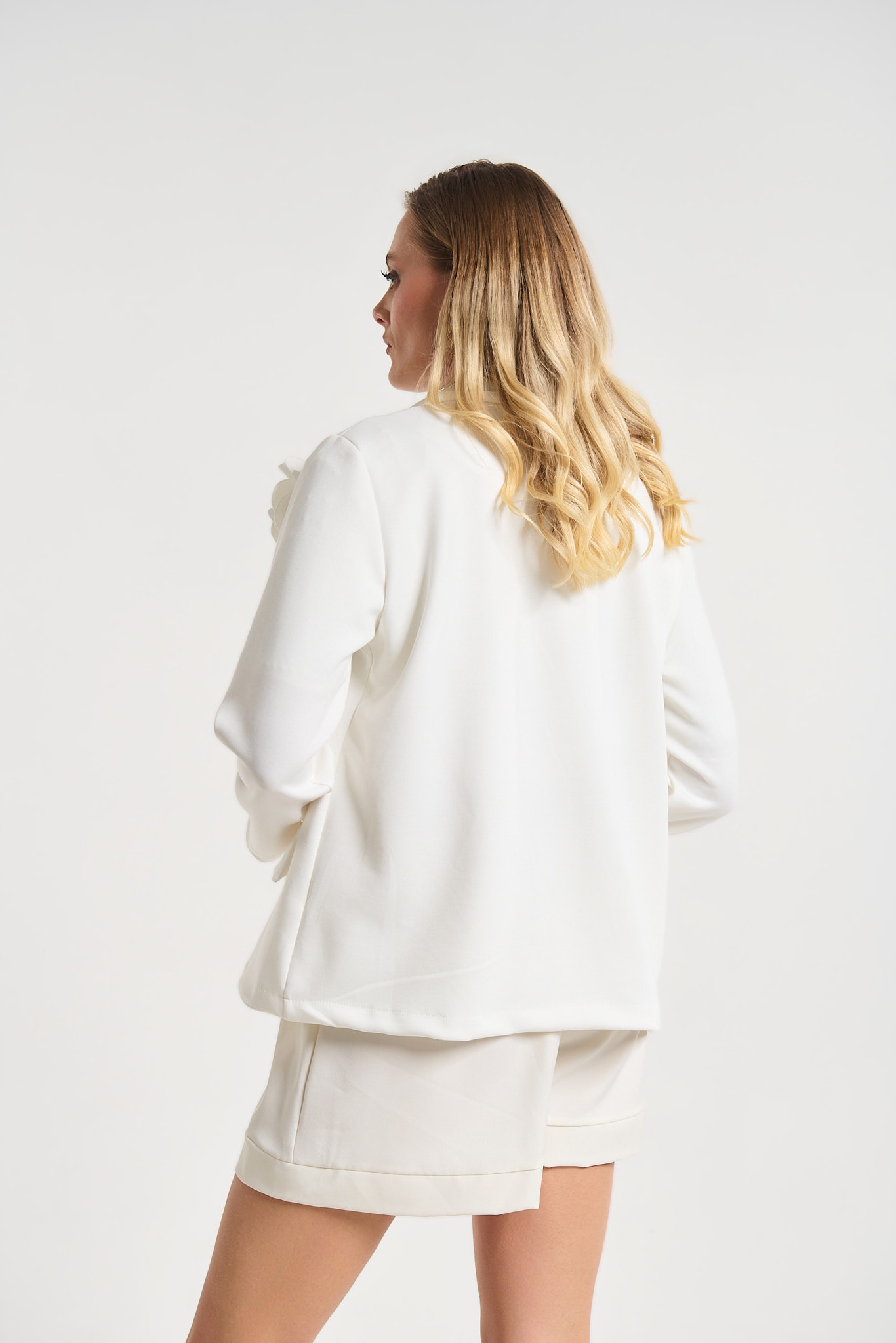 Blazer with Floral Detail