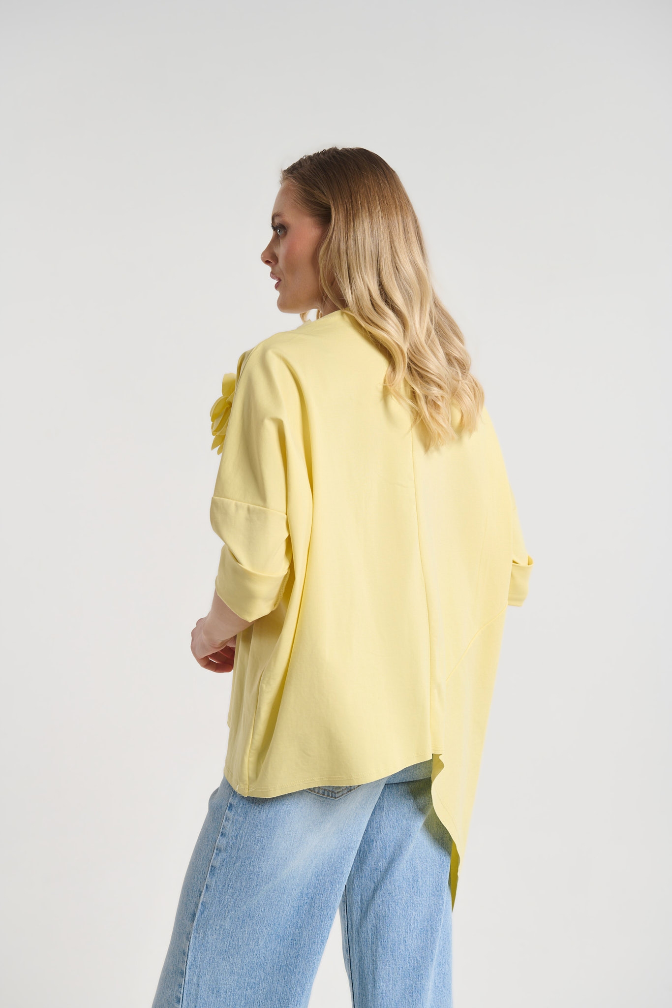 Μπλούζα Με 3/4 Μανίκι Κ Διακοσμητική Καρφίτσα