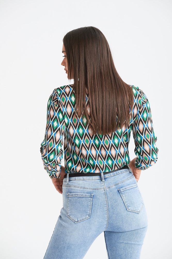 Πουκάμισο Με Πολύχρωμους Ρόμβους