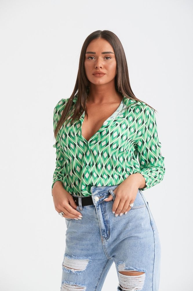 Πουκάμισο Με Πολύχρωμους Ρόμβους