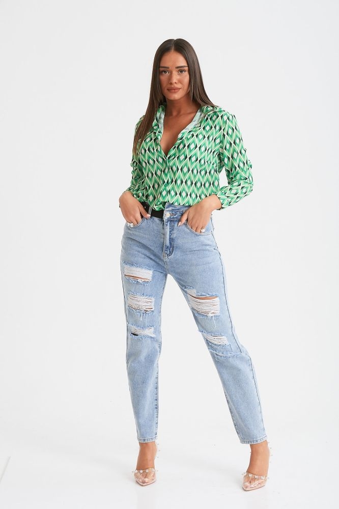 Πουκάμισο Με Πολύχρωμους Ρόμβους