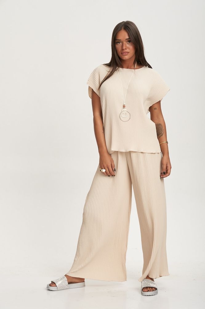 Σέτ Μπλούζα & Παντελόνα Πλισέ