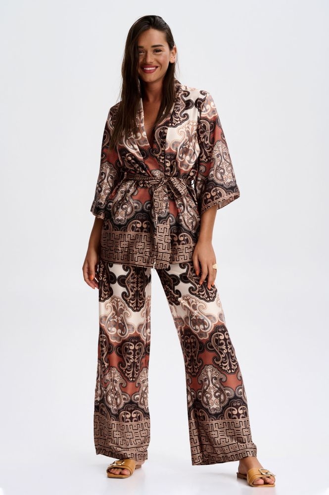 Σετ Κιμονό & Παντελόνα με Μαίανδρους