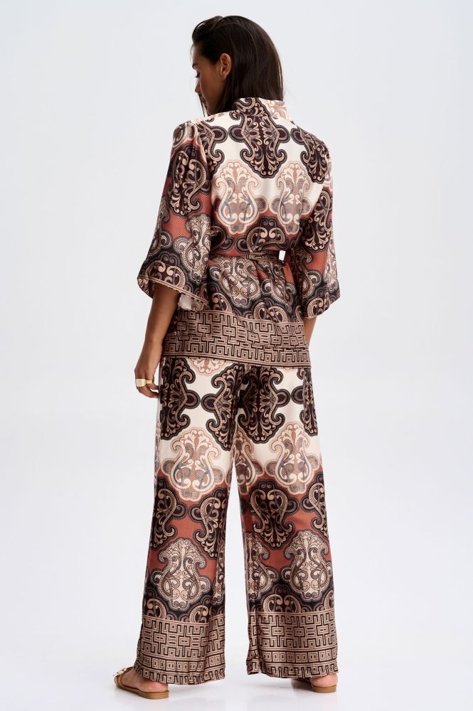 Σετ Κιμονό & Παντελόνα με Μαίανδρους