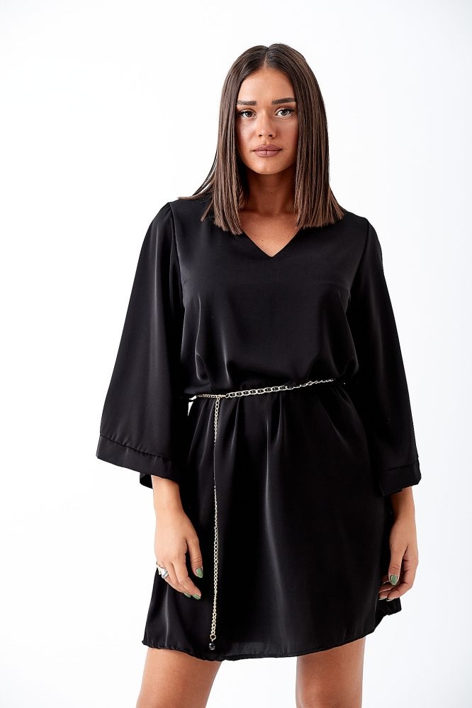 Φόρεμα Με Τρουακάρ Μανίκι Σάκος