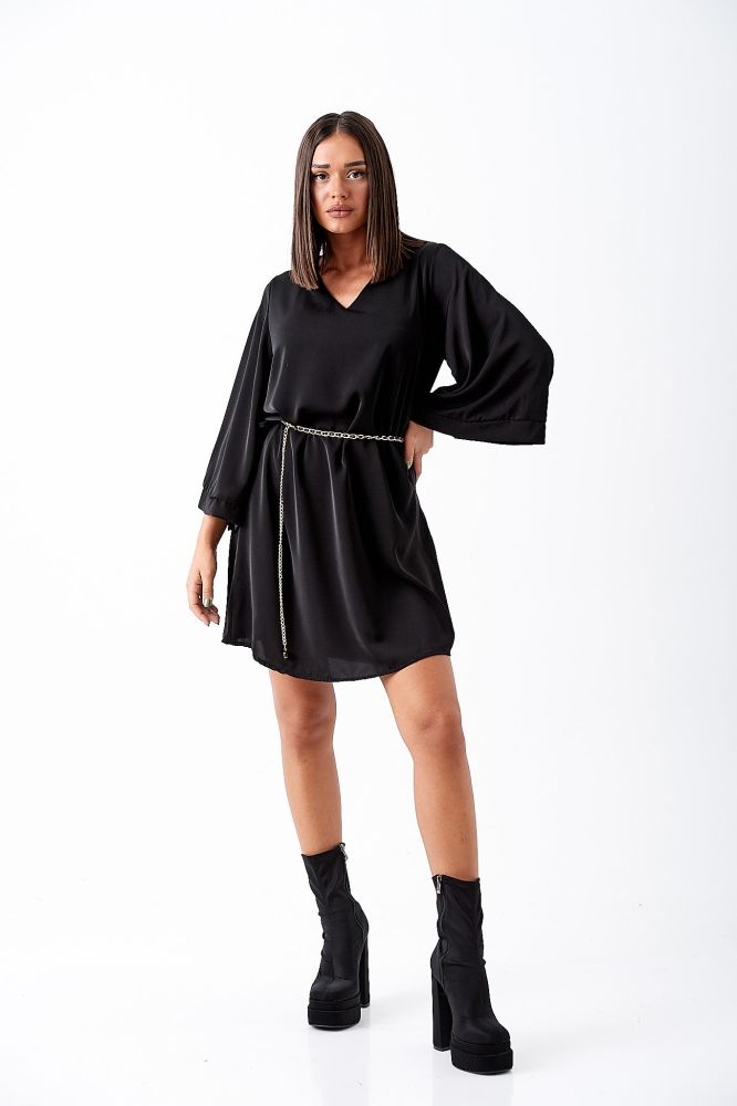 Φόρεμα Με Τρουακάρ Μανίκι Σάκος