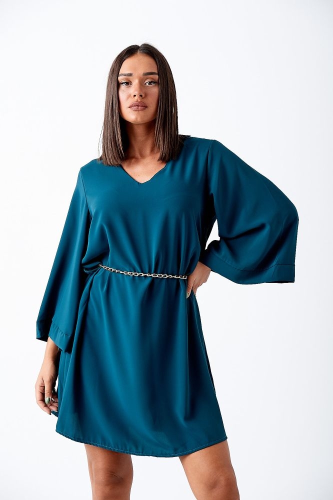 Φόρεμα Με Τρουακάρ Μανίκι Σάκος