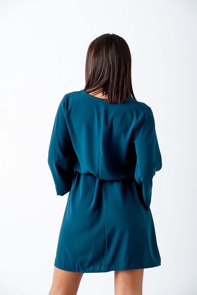 Φόρεμα Με Τρουακάρ Μανίκι Σάκος