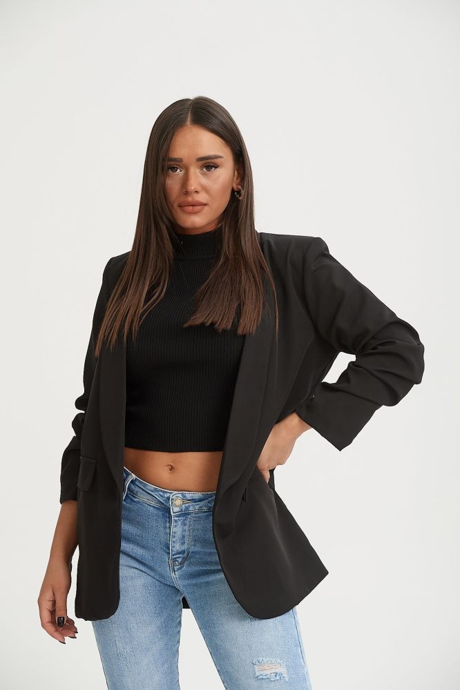 Σακκάκι Με Σουρωτό Μανίκι