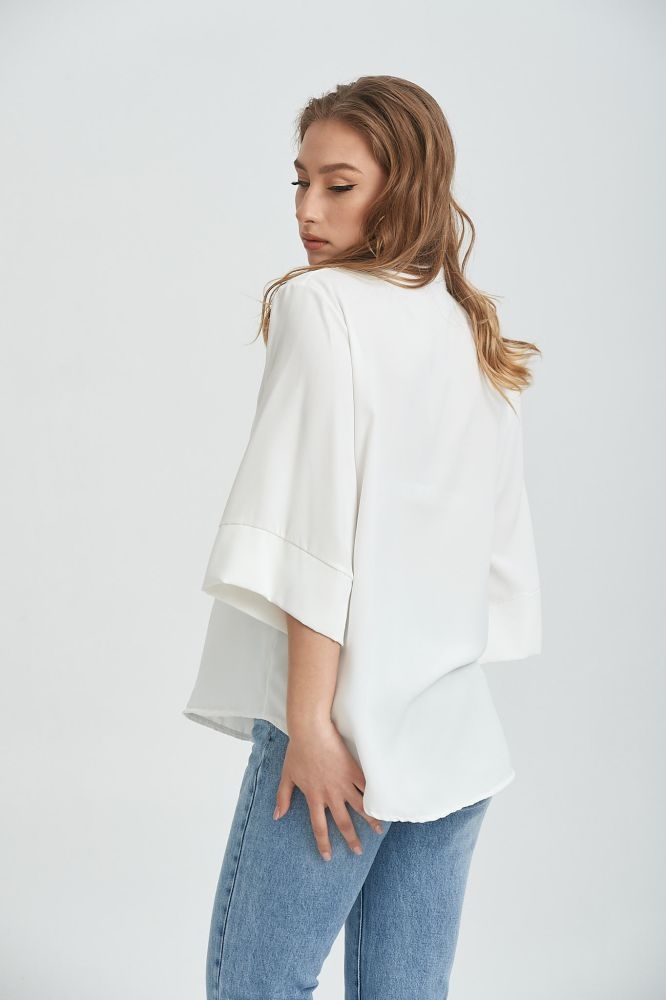 Μπλούζα Κρεπ Με V