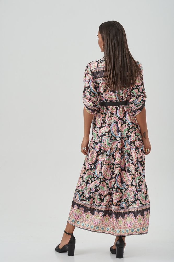 Φόρεμα Μάξι Με Λαχούρ