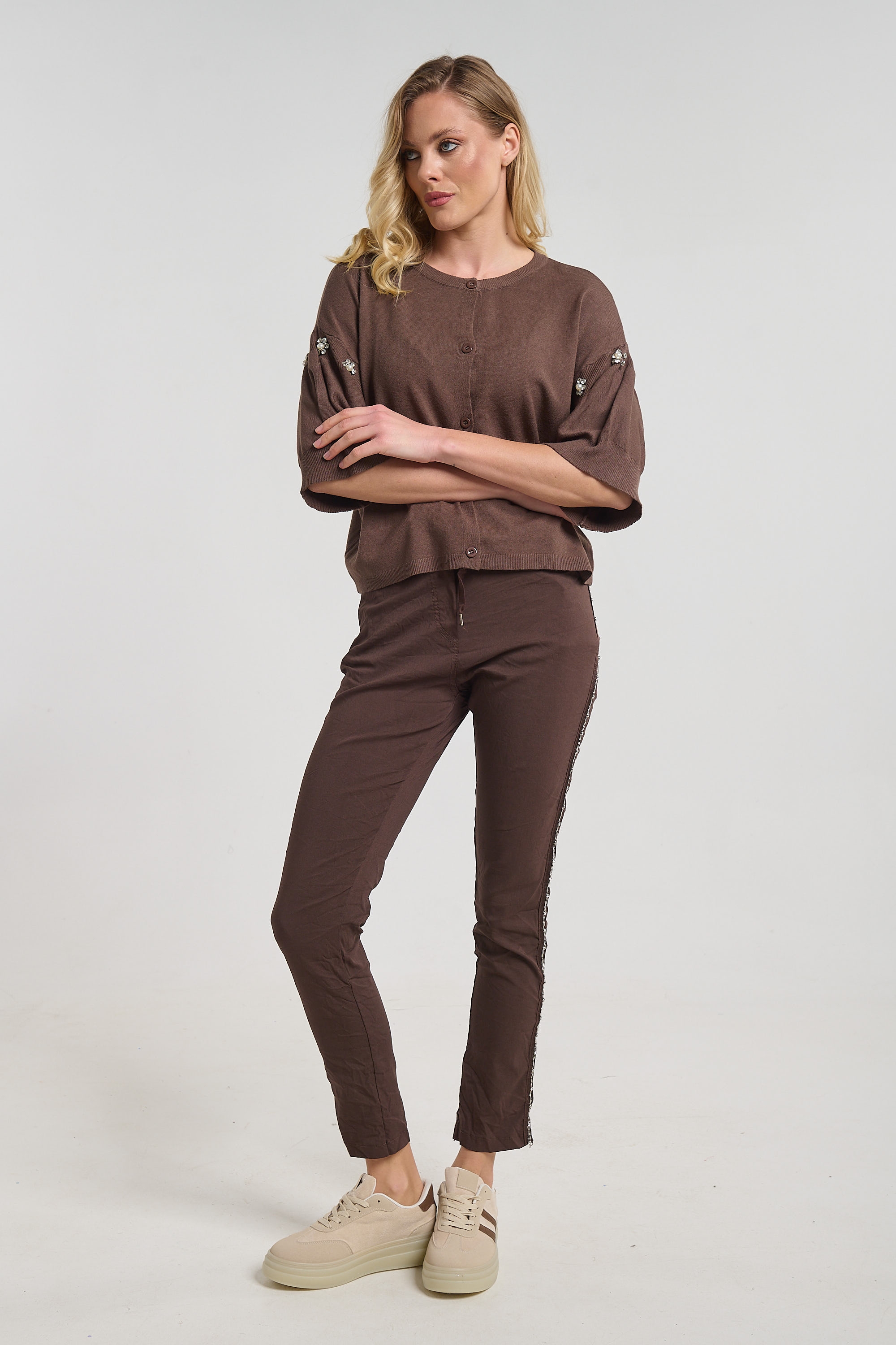 Ζακέτα Με Φουσκωτό Μανίκι