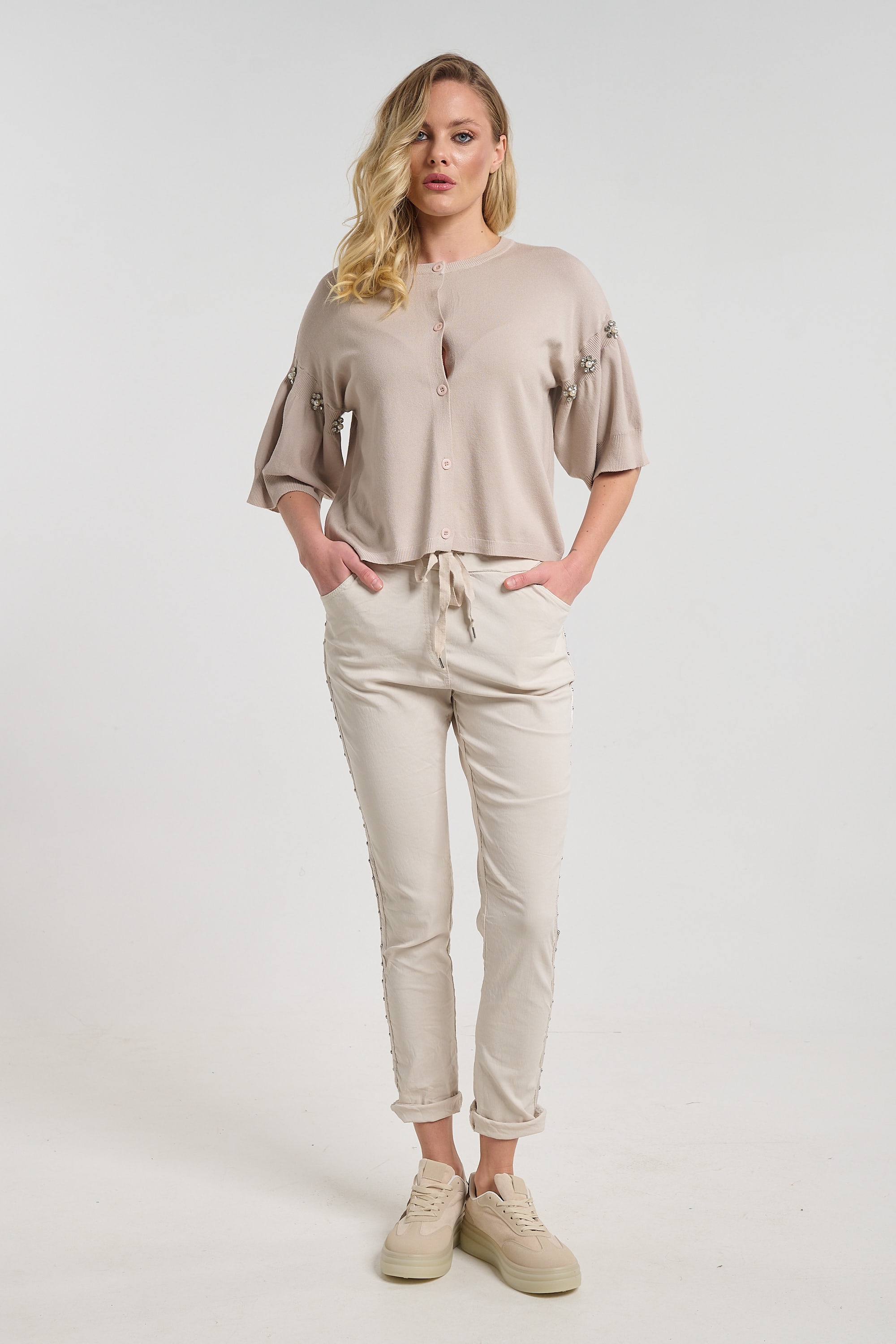 Ζακέτα Με Φουσκωτό Μανίκι