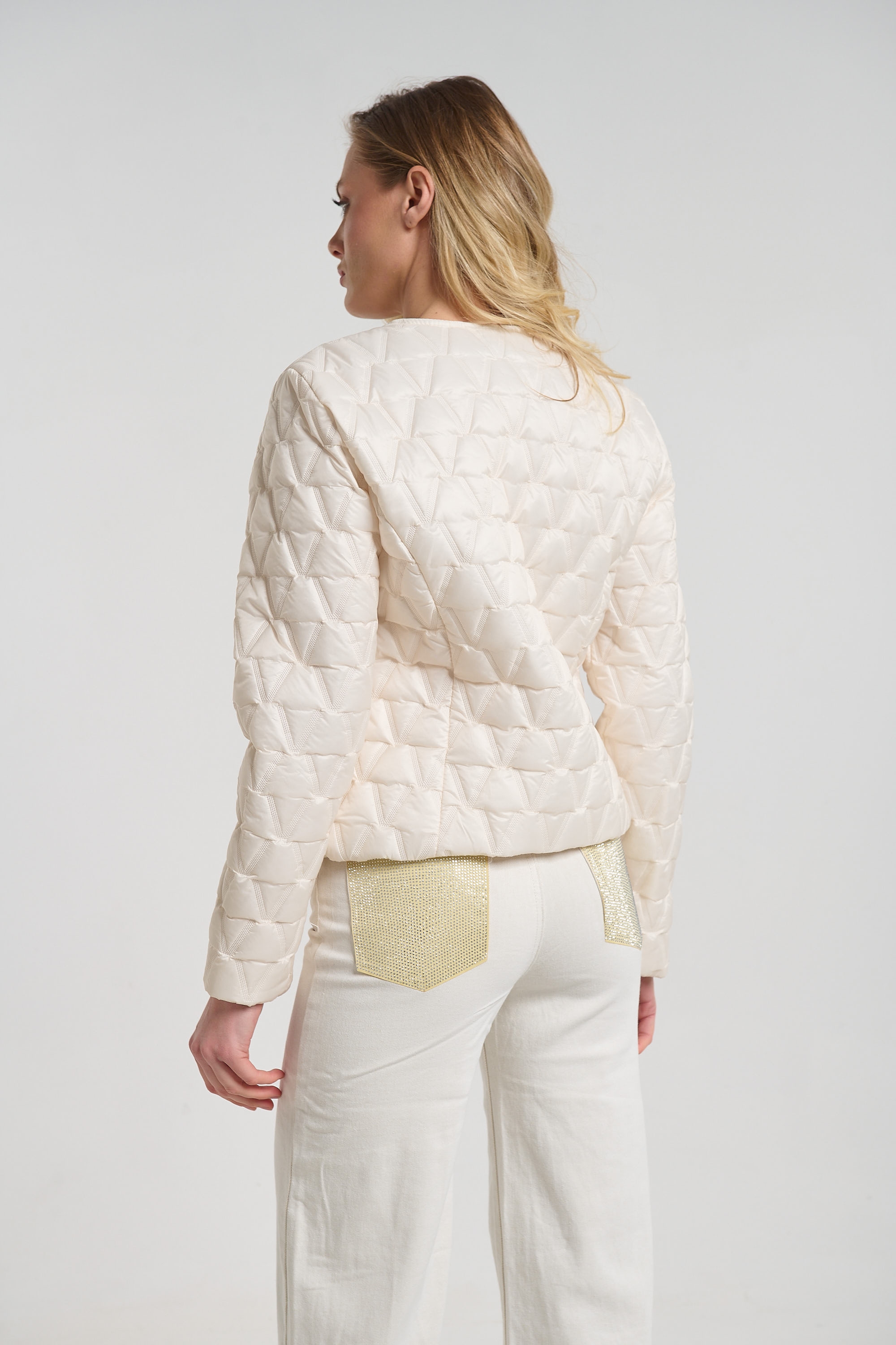 Μπουφάν Καπιτονέ Με Χρυσά Κουμπιά