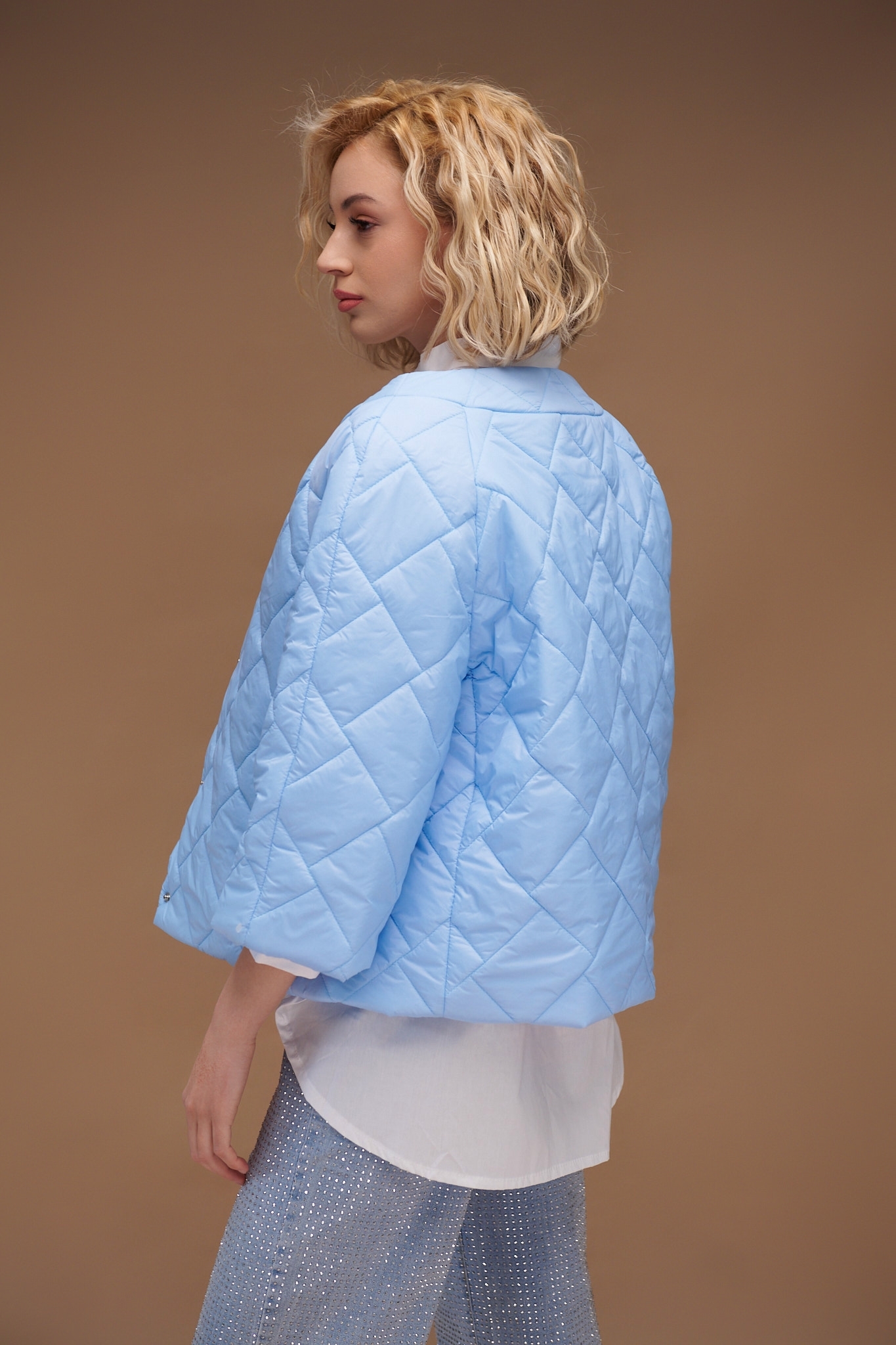 Μπουφάν Καπιτονέ Με Μάο Γιακά