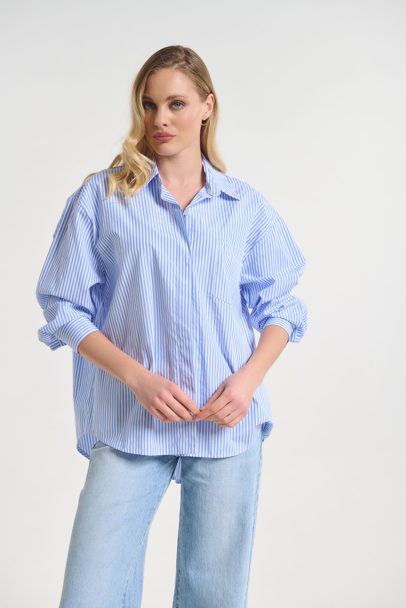 Stripped Shirt With Print