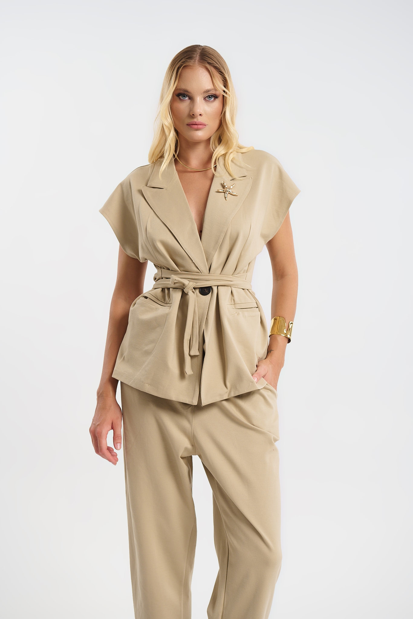 Σετ Ζακέτα με Παντελόνι