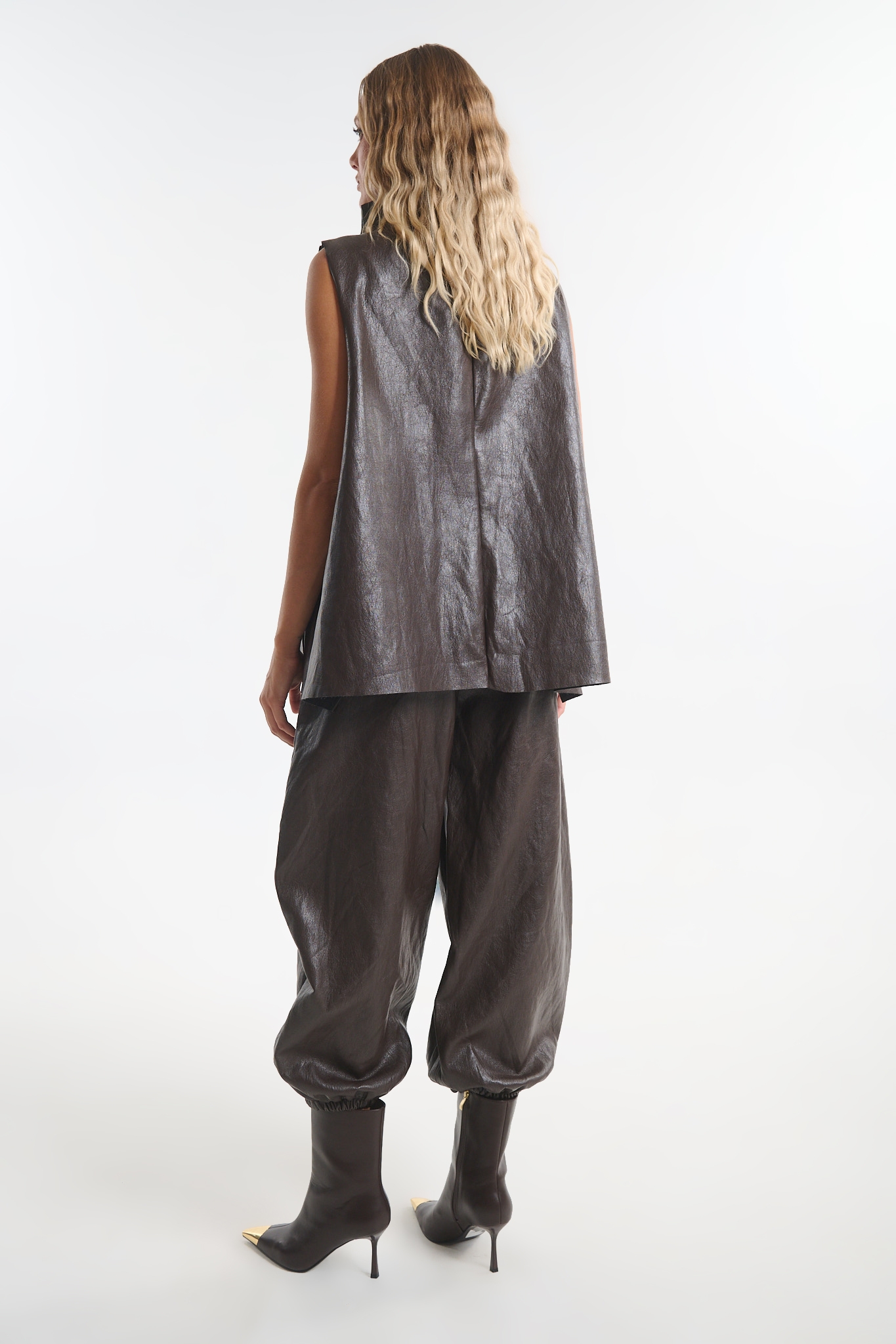 Σετ Με Μπλούζα & Παντελόνι Δερματίνη