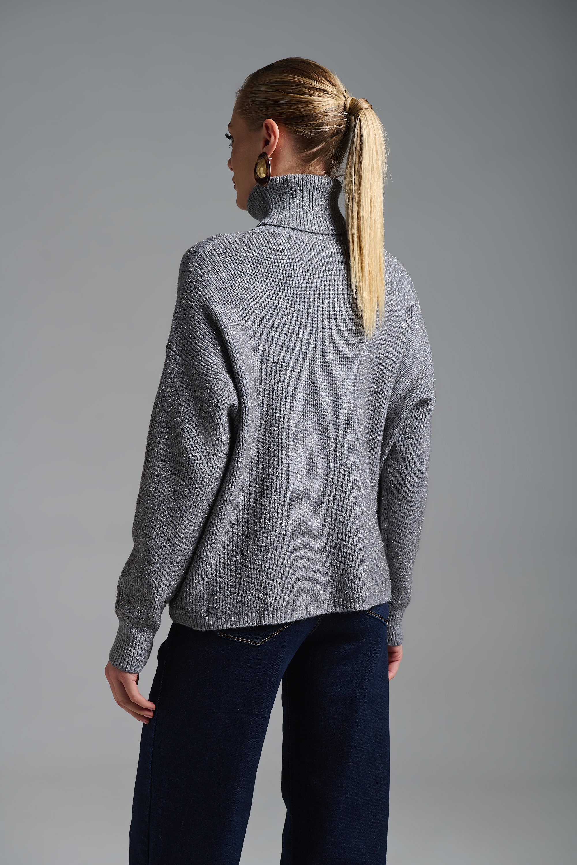 Πλεκτό Μακρυμάνικο Ζιβάγκο Λούρεξ