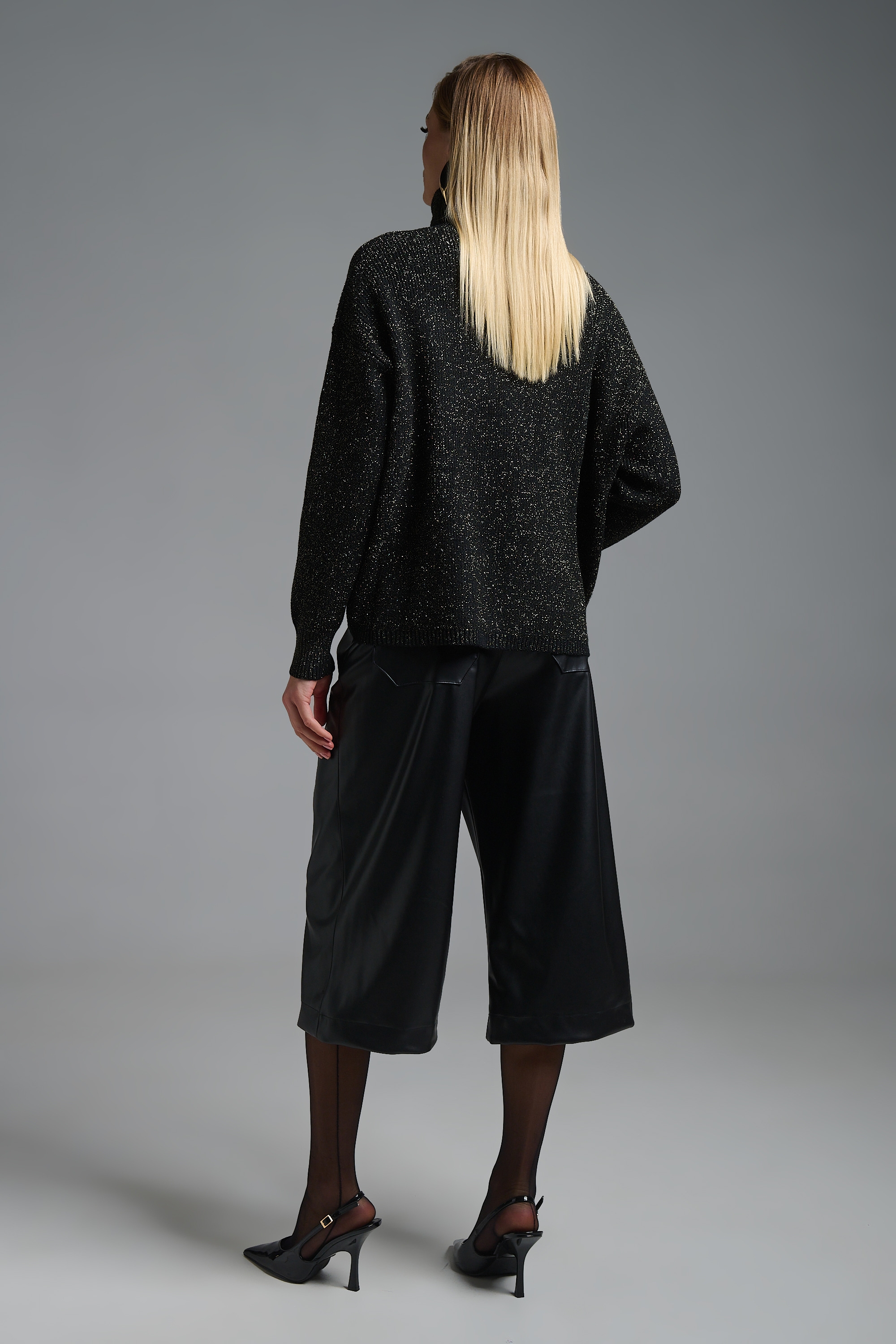 Πλεκτό Μακρυμάνικο Ζιβάγκο Λούρεξ