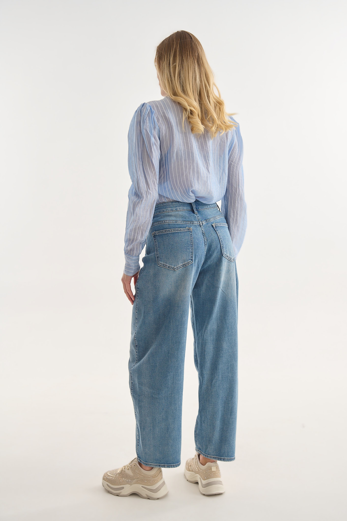 Shinny Baggy Balloon Jeans