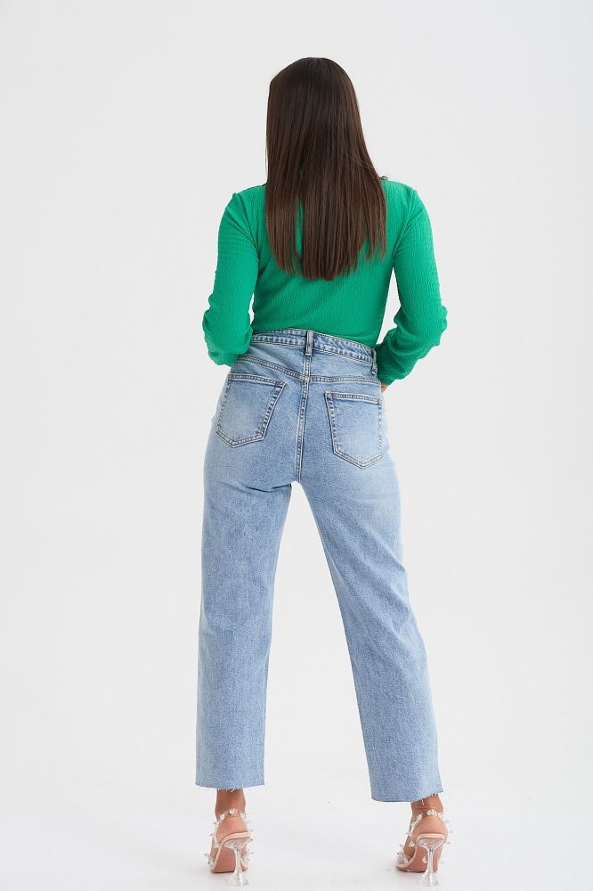 Παντελόνι Τζιν Με Κρίκους & Αλυσίδα Στην Τσέπη