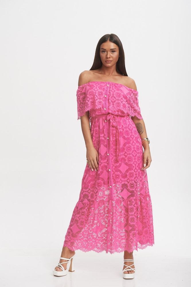 Off Shoulder Lace Dress