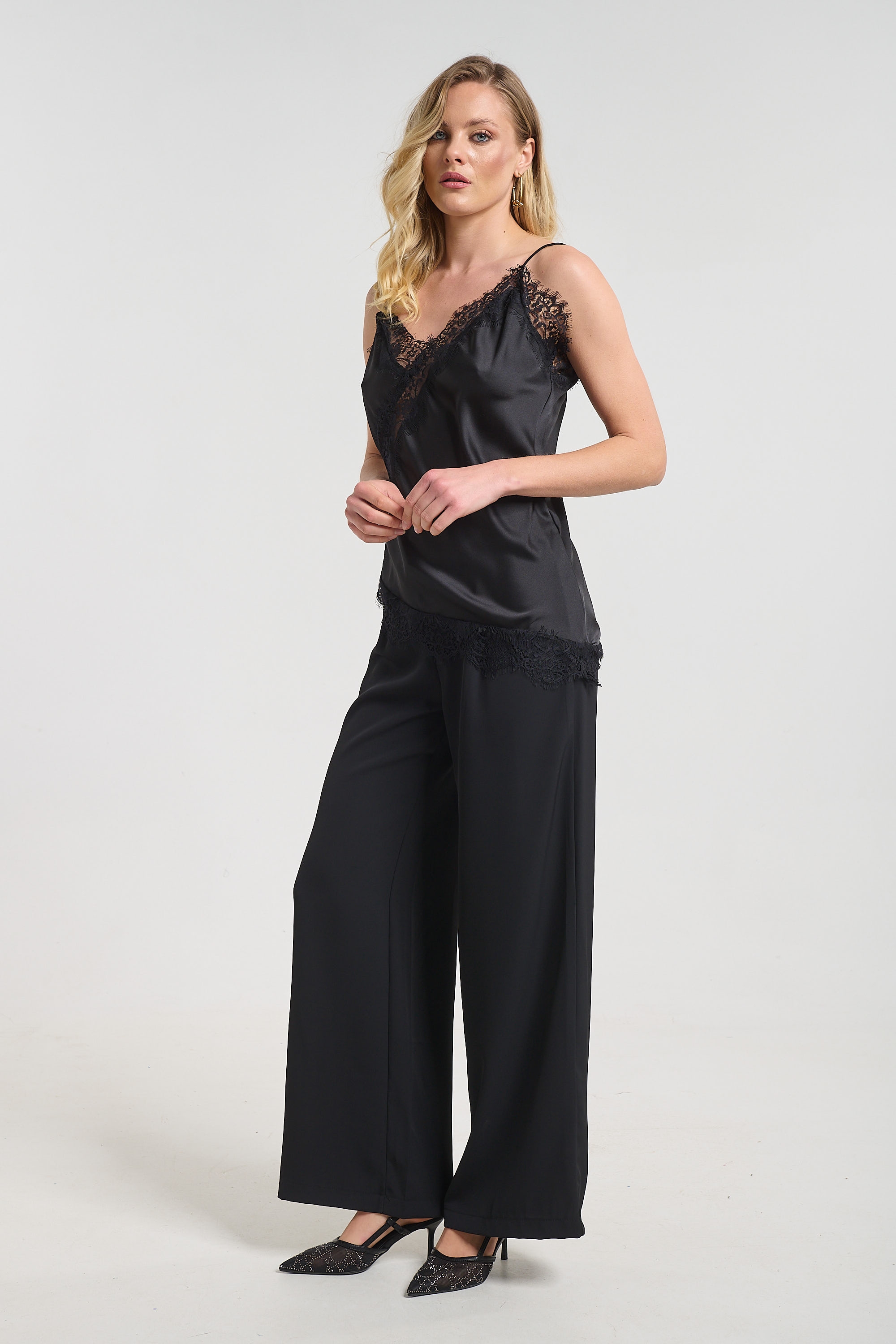 Women’s Satin Lace Camisole Top