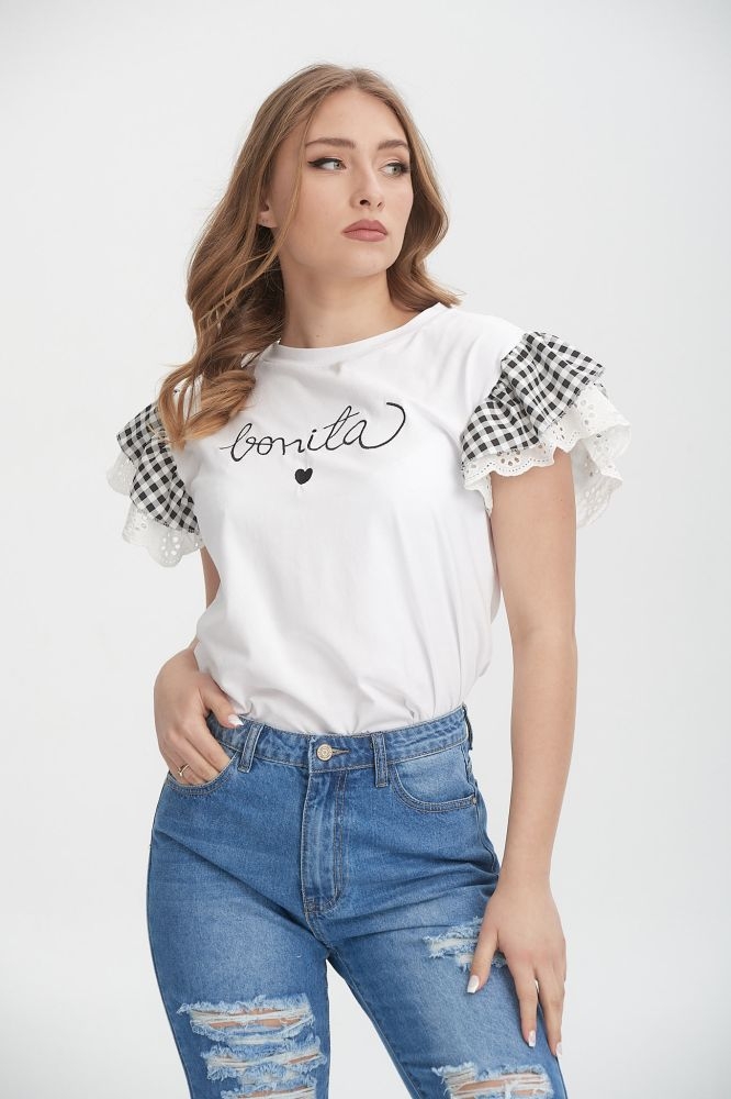 T-shirt Bonita Με Κοφτό Μανίκι