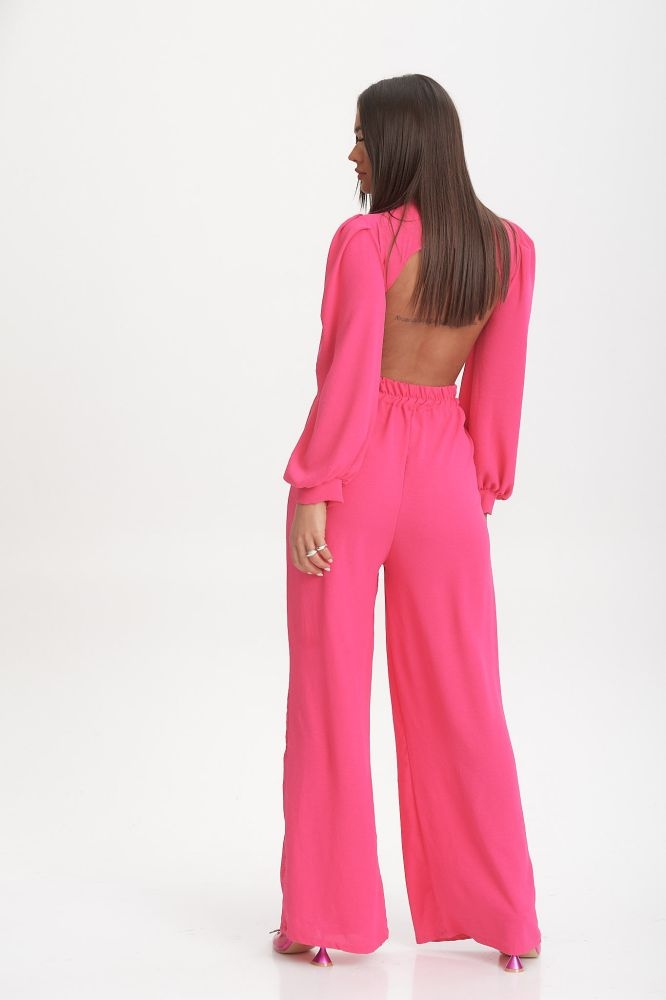 Ring Detailed Cut Out Jumpsuit