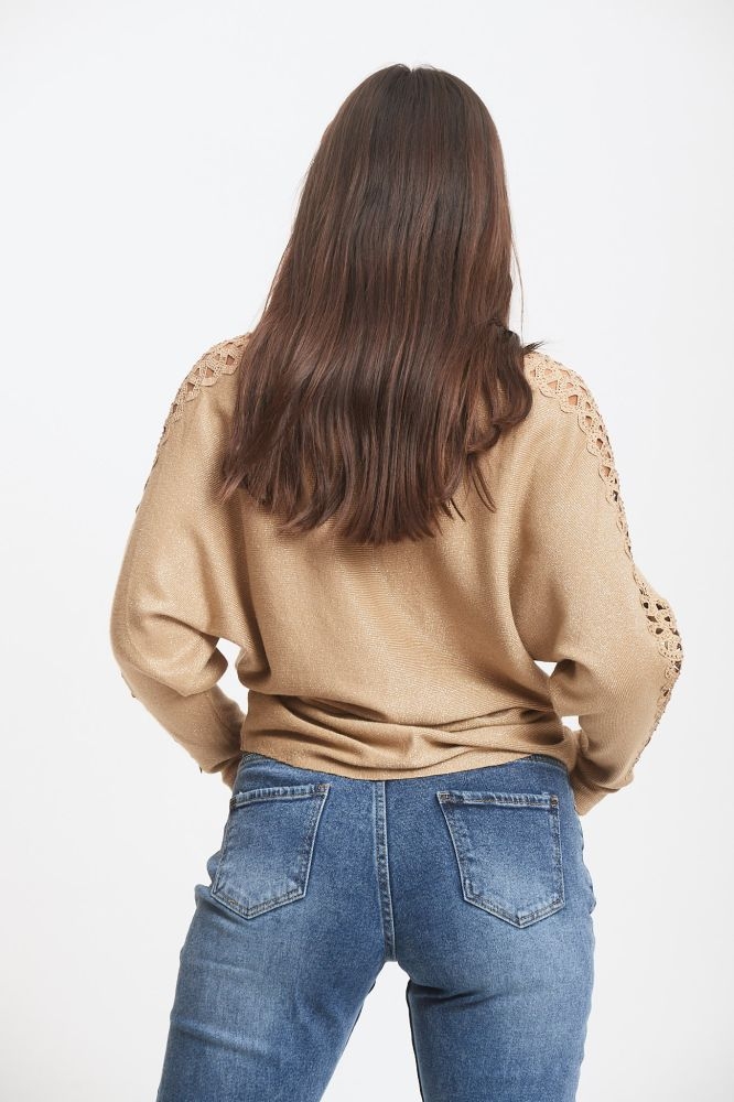 Μπλούζα με Στράς & Τρύπες